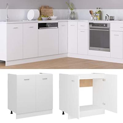 Wastafelonderkast 80x46x81,5 cm spaanplaat wit Wastafelonderkast 80x46x81,5 cm spaanplaat wit