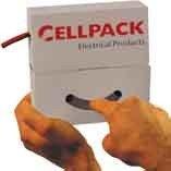 CellPack 127034 Krimpkous zonder lijm Zwart 2.40 mm 1.20 mm Krimpverhouding:2:1 15 m