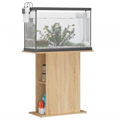 VidaXL Aquariumstandaard 75x36x72,5 cm bewerkt hout sonoma eiken - thumbnail
