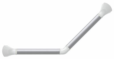 SecuCare wand bad/douche greep Alu wit hoek 45 gr