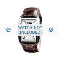 Armani horlogeband AR-4225 Croco leder Bruin 26mm - thumbnail