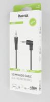 Hama AUDIOKABEL, 3,5MM JACK 90 GRADEN 3,5MM JACK, STEREO, 0,5 M Audio kabel - thumbnail