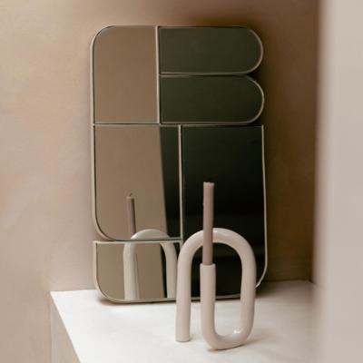 Zuiver Organische Spiegel 'Glamour' 70 x 45cm, kleur Beige