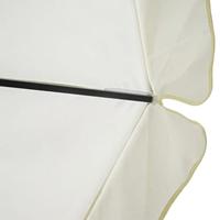 Parasol Samos 500 cm aluminium wit - thumbnail