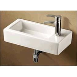 Royal Plaza Capella fontein 36,5x18,5x9 cm 1 kraangat rechts zonder overloop wit 19564