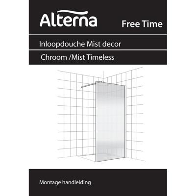 Inloopdouche BWS Free Time 140x200 cm Mist Glas Timeless Coating Chroom Boss & Wessing Inloopdouche BWS Free Time 140x200 cm Mist Glas Timeless Coating Chroom Boss & Wessing
