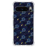 Doorzichtige Silicone Hoesje voor Google Pixel 8 Pro Voetbal - thumbnail