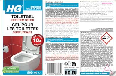 HG Super Kracht Toiletreiniger 0,5L