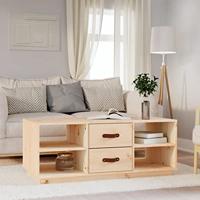 Salontafel 100x50x41 cm massief grenenhout - thumbnail