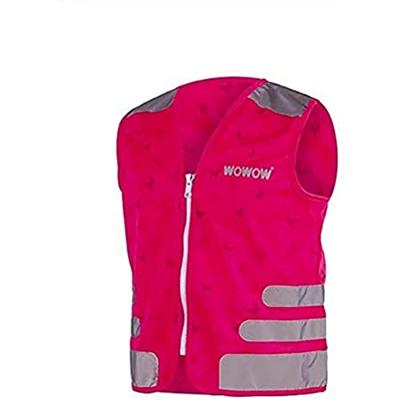 Wowow Reflectievest kids nutty jacket maat s roze