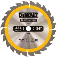 DeWalt Accessoires Cirkelzaagblad 184x16x24t, positief 16°, kerf 1,8mm - DT1939-QZ - thumbnail