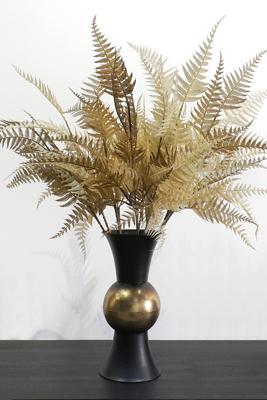 Vaas DKD Home Decor Zwart Metaal Koper Vintage 14 x 14 x 32 cm Vaas DKD Home Decor Zwart Metaal Koper Vintage 14 x 14 x 32 cm