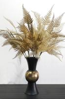 Vaas DKD Home Decor Zwart Metaal Koper Vintage 14 x 14 x 32 cm - thumbnail