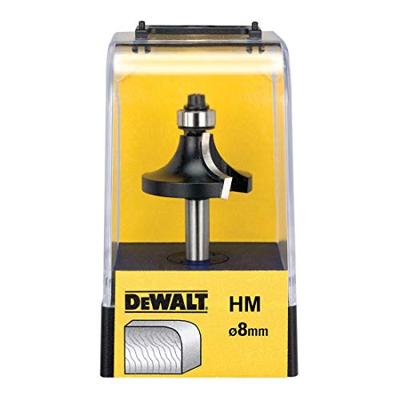 DeWALT DT90014 Freesbit Kwartrondfrees + lager S 8mm 25,4mm R6,35
