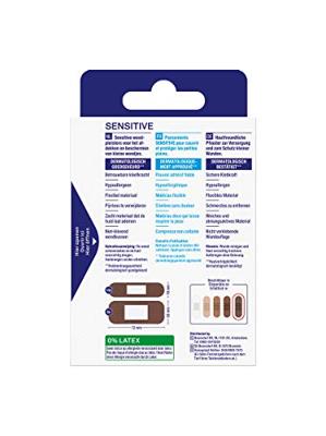 Hansaplast Pleisters Sensitive Strips - Donker