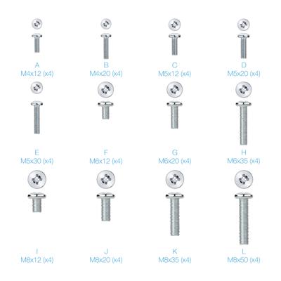 Schroevenkit TooQ SSK4820