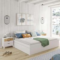 Ladenkast Forés Wit Natuurlijk 70,5 X 40 X 76 CM - thumbnail