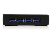 StarTech.com 4-poorts zwarte SuperSpeed USB 3.0-hub (ST4300USB3GB) - thumbnail
