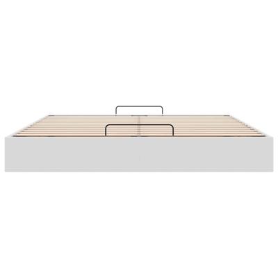 Bedframe zonder matras 200x200 cm kunstleer wit