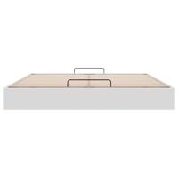 Bedframe zonder matras 200x200 cm kunstleer wit - thumbnail