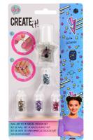 Create It! nagellakset nail art kit meisjes 6 delig - thumbnail