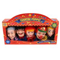 Poppenkast poppen 5 Stuks Handpoppen - thumbnail