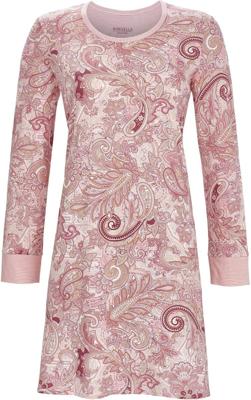 Ringella nachthemd paisley roze