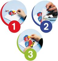 Hama maxi strijkkralen geel, 250st. - thumbnail