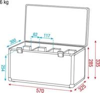 DAP flightcase voor 4x Club Par - thumbnail
