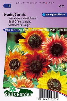 Zonnebloem enkelbloemig bloemzaden - Evening sun Mix Zonnebloem enkelbloemig bloemzaden - Evening sun Mix
