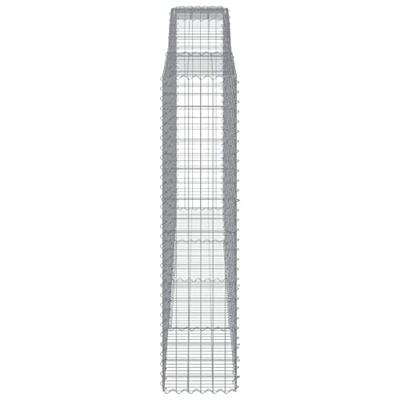 Schanskorven 9 st gewelfd 400x50x200/220 cm ijzer