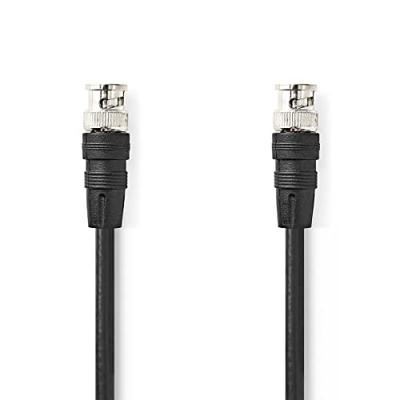 Nedis BNC Videokabel BNC Male BNC Male 1,0 m Zwart