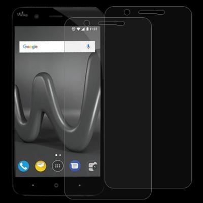 2 stuks voor Wiko Harry 0 26 mm 9H oppervlaktehardheid 2.5D gebogen rand gehard glas Screen Protector