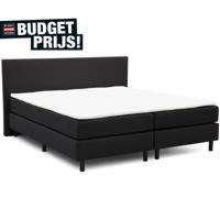Boxspring Luca in stof Hugo Black - thumbnail