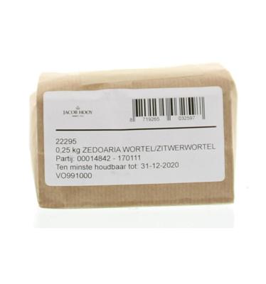 Jacob Hooy Zedoaria wortel/zitwerwortel 250 Gram