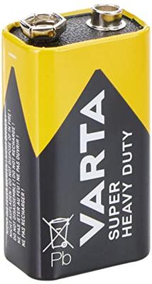 Varta superlife 9v. zink-carbon. per stuk. (hangverpakking) - thumbnail