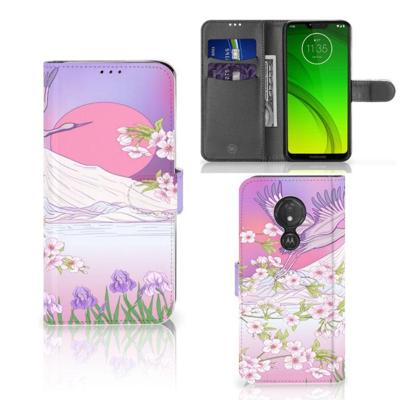 Motorola Moto G7 Power | Telefoonhoesje | Met pasjeshouder | Bird Flying