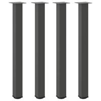 Bartafelpoten 4 st 100-102 cm staal antraciet - thumbnail
