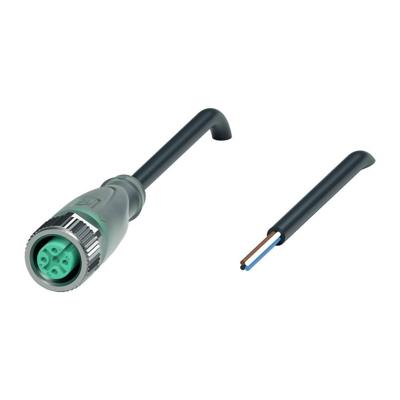 Pepperl+Fuchs 240002-100004 Sensor/actuator connector, geassembleerd Aantal polen (sensoren): 4 10 m 1 stuk(s)