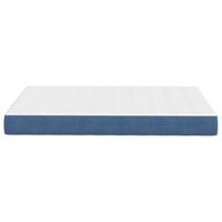 Bedmatras met matras Blauw 120 x 190 cm Stof - thumbnail