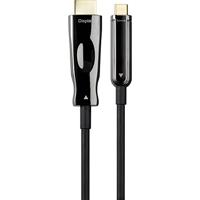 Renkforce RF-4532668 USB-C-displaykabel USB-C / HDMI Adapterkabel USB-C stekker, HDMI-A-stekker 10.00 m Zwart - thumbnail