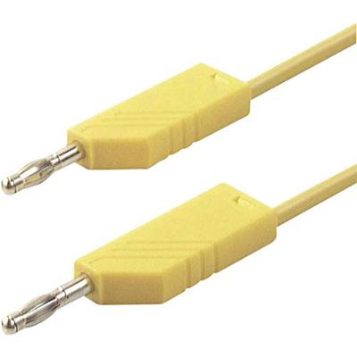 SKS Hirschmann CO MLN 100/2,5 Meetsnoer Banaanstekker 4 mm Banaanstekker 4 mm 1.00 m Geel 1 stuk(s) SKS Hirschmann CO MLN 100/2,5 Meetsnoer Banaanstekker 4 mm Banaanstekker 4 mm 1.00 m Geel 1 stuk(s)