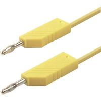SKS Hirschmann CO MLN 100/2,5 Meetsnoer Banaanstekker 4 mm Banaanstekker 4 mm 1.00 m Geel 1 stuk(s) - thumbnail