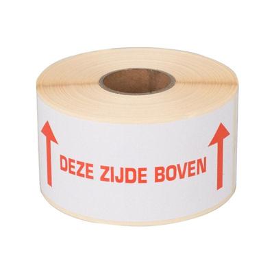 Etiketten "deze zijde boven" 60 x 150 mm 500 stuks per rol