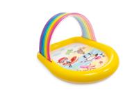 Intex Regenboog zwembad met watersproeiers - thumbnail