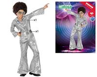 Kostuums voor Kinderen Zilverkleurig Maat 10-12 Jaar - thumbnail