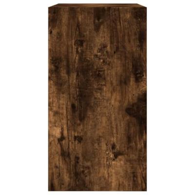 VidaXL Schoenenkast 60x34x63,5 cm bewerkt hout gerookt eikenkleurig VidaXL Schoenenkast 60x34x63,5 cm bewerkt hout gerookt eikenkleurig