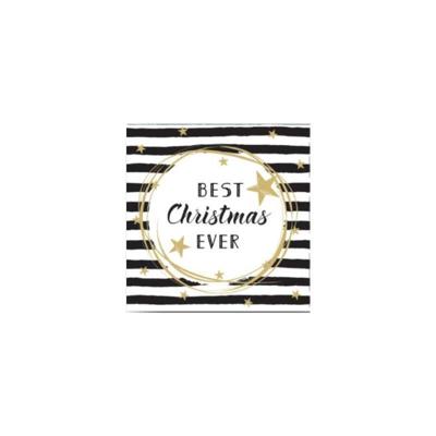 Duni servetten best xmas ever 33x33cm