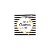 Duni servetten best xmas ever 33x33cm - thumbnail