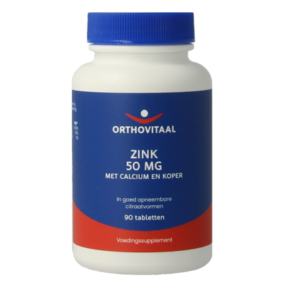 OrthoVitaal Zink 50mg 90 Tabletten OrthoVitaal Zink 50mg 90 Tabletten